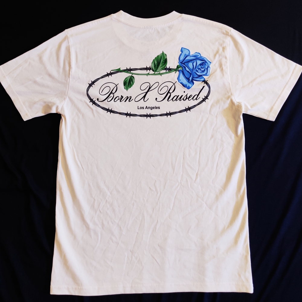 BORN X RAISED Ivory White T-shirt